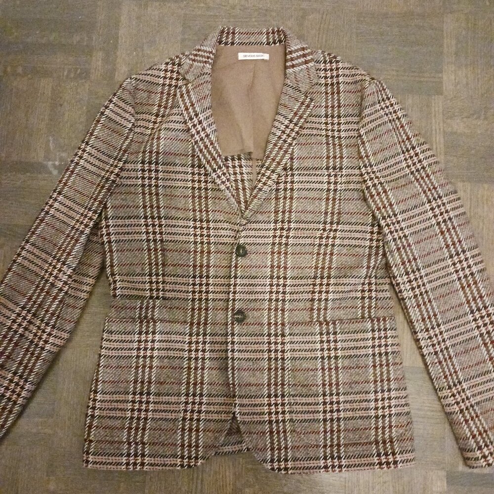 Nwot Obvious Basic knit jacket blazer pattern size s. Made in italy